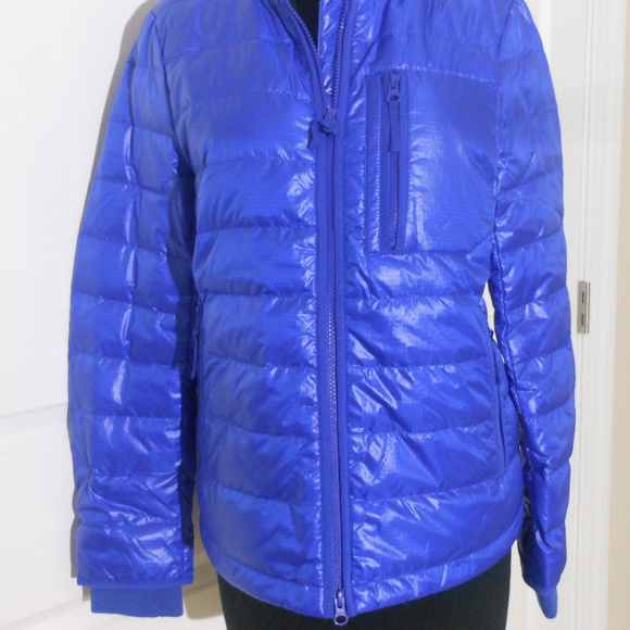 J CREW Lightweight Puffer Jacket S NWT $188 REGAL BLUE - Picture 3 of 8